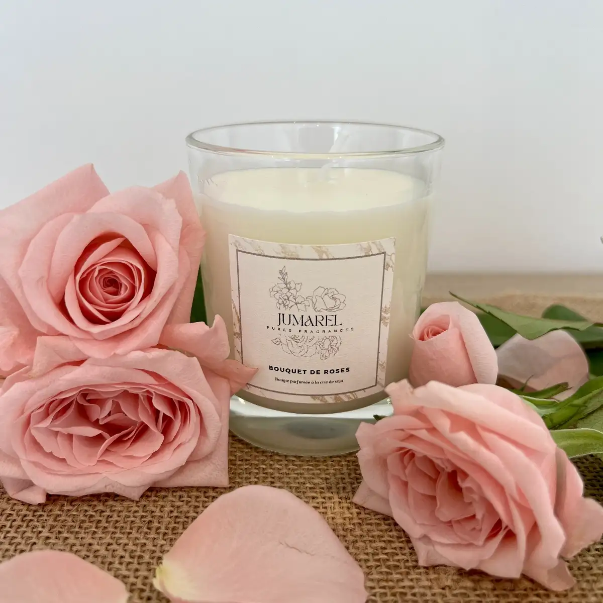 Bougie Bouquet de Roses - 135g