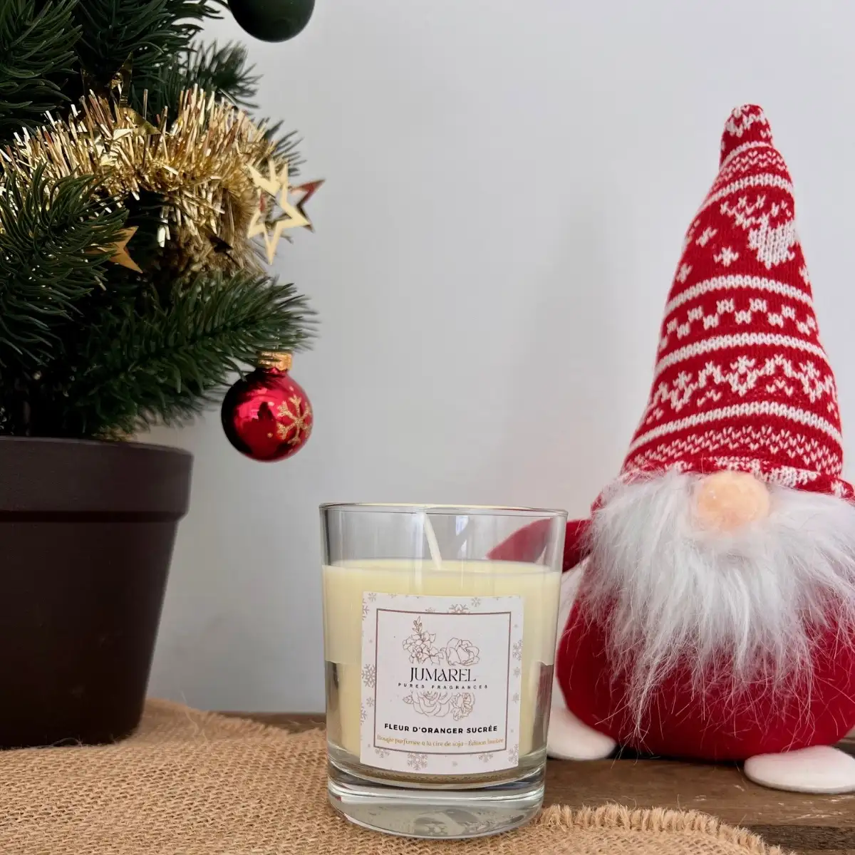 Bougie Edition limitée Noël - Fleur d'Oranger Sucrée - 135g
