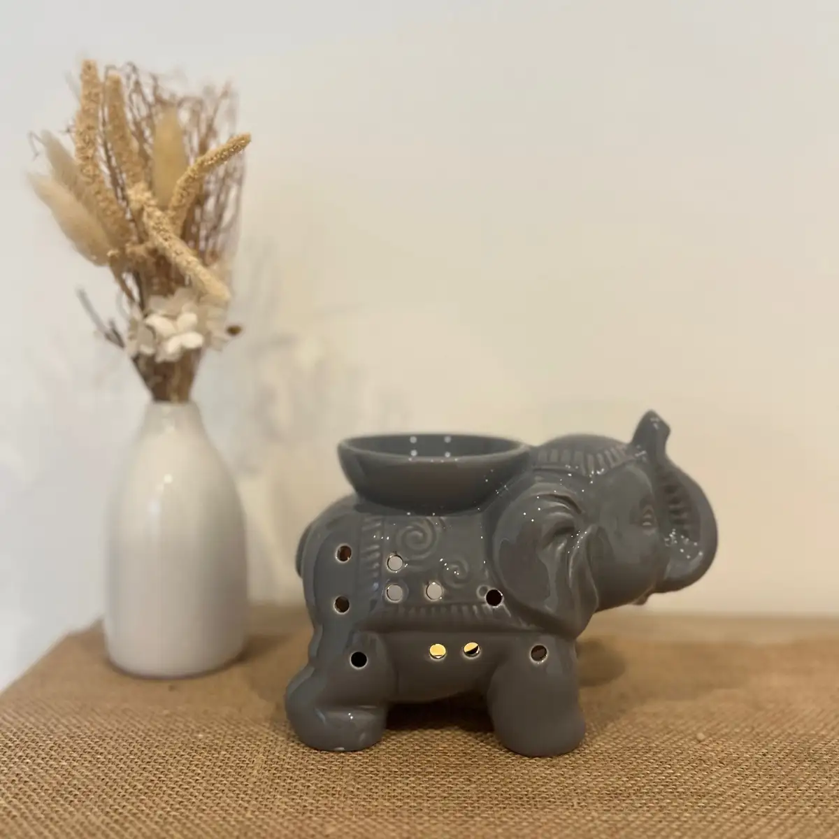 Brûle-Parfum – Eléphant Gris