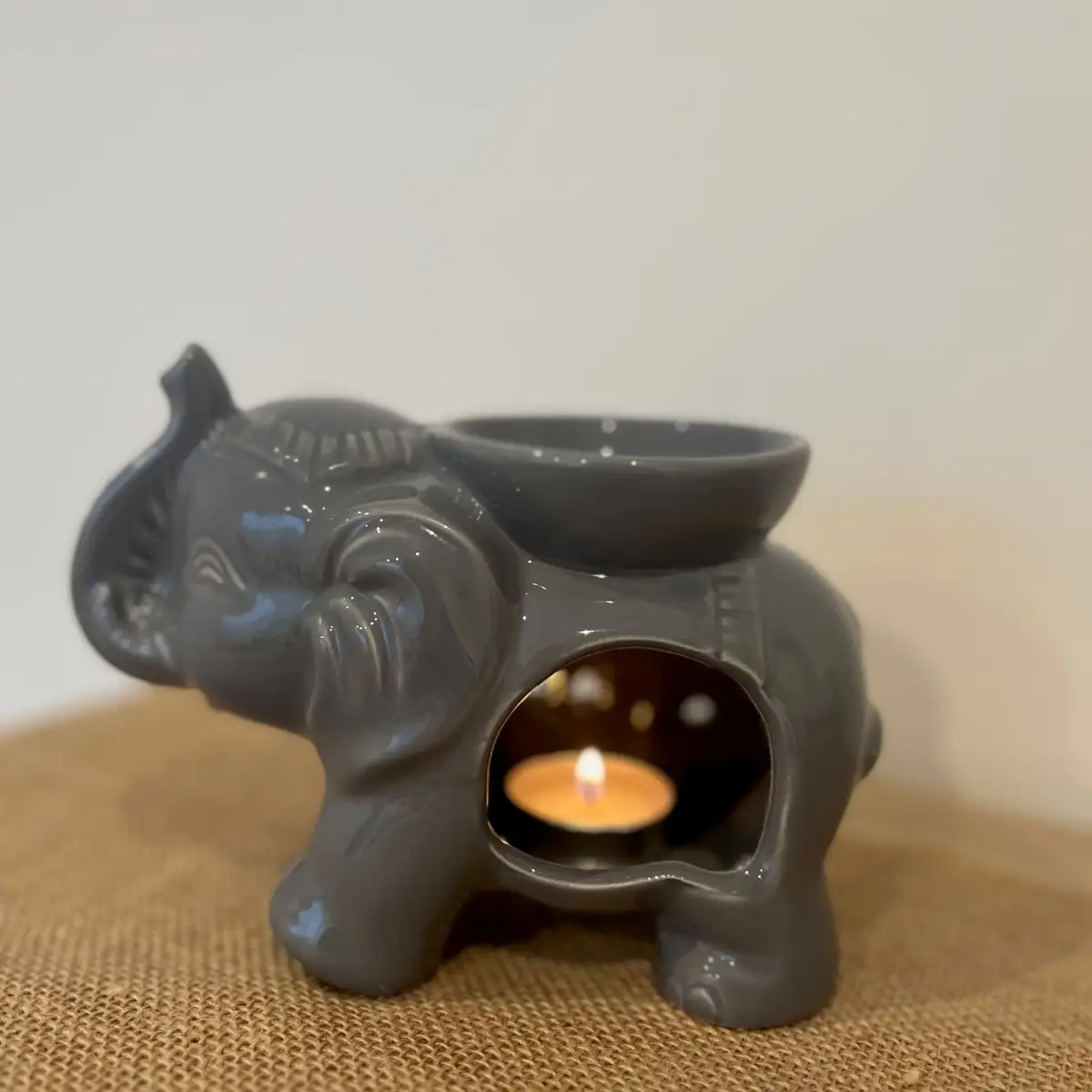 Brûle-Parfum – Eléphant Gris