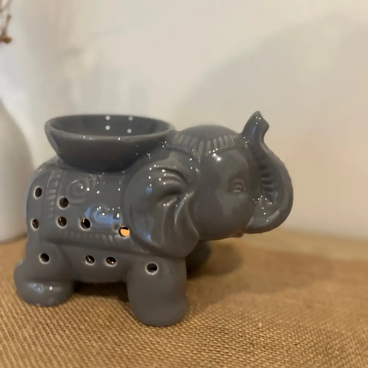 Brûle-Parfum – Eléphant Gris