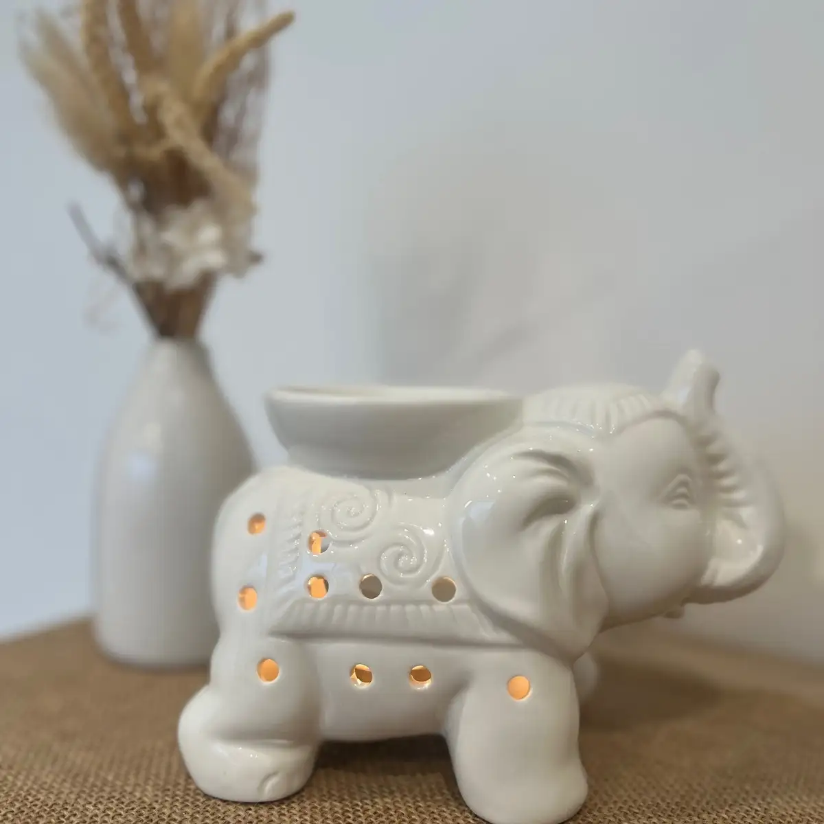 Brûle-Parfum – Eléphant Blanc