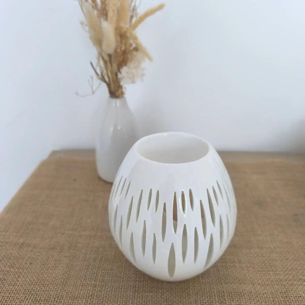 Brûle-Parfum – Ovale Blanc