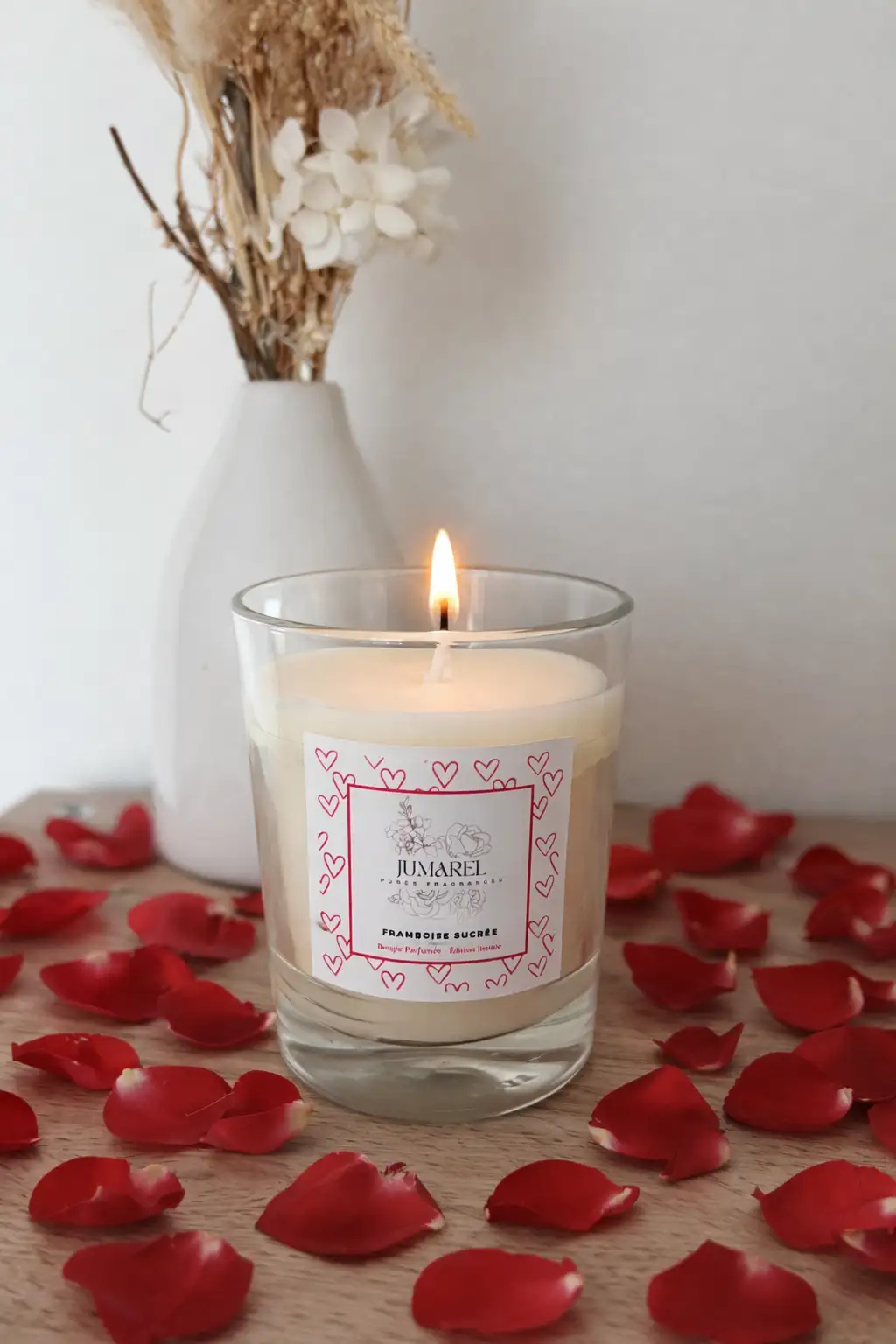 Bougie Edition limitée Saint Valentin - Framboise Sucrée - 135g